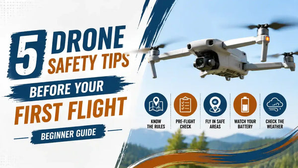 5 Drone Safety Tips Before Your First Flight (Beginner Guide)