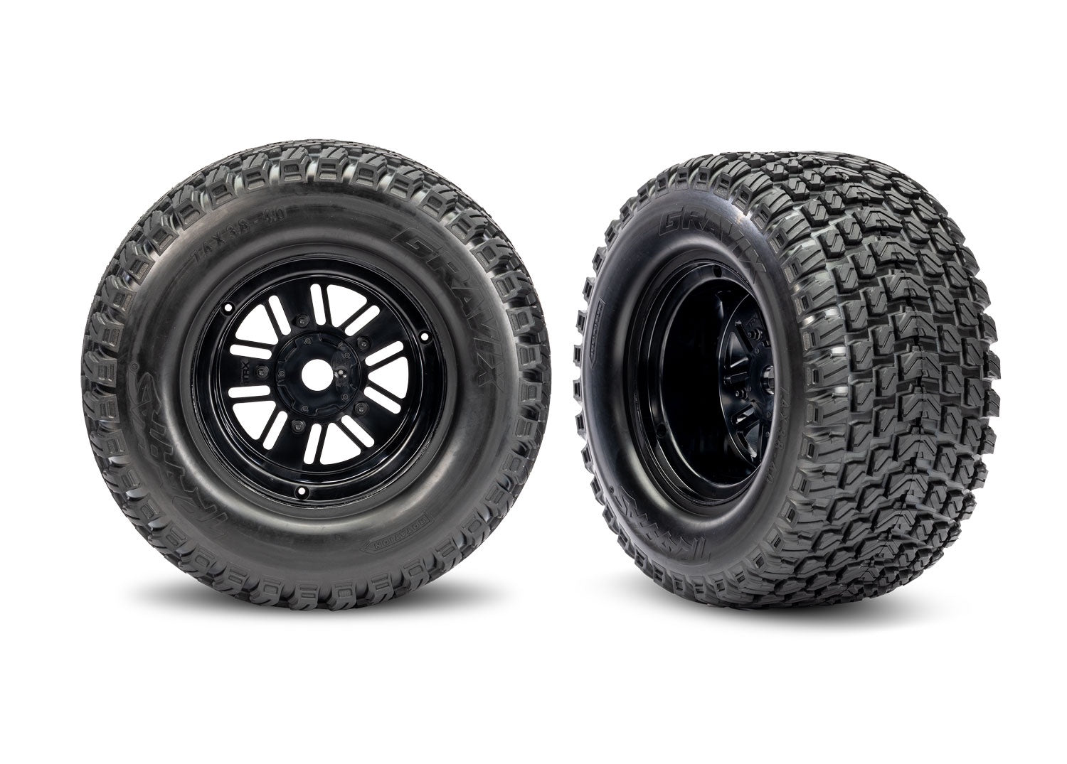 Black Rear Funco Wheels & Gravix Tires