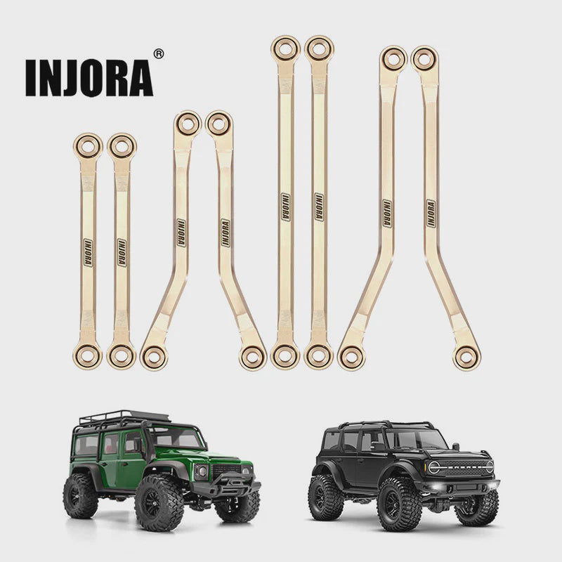 TRX-4M Defender and Bronco 42g Brass High Clearance Chassis Links Set