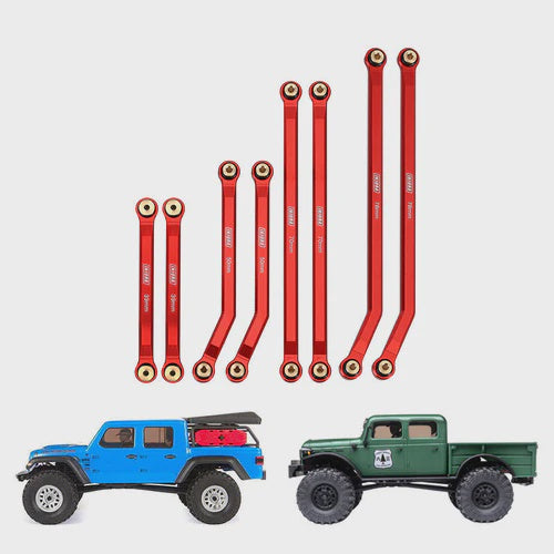 SCX24 Gladiator Power Wagon 8PCS Aluminum High Clearance 4 Links Kit