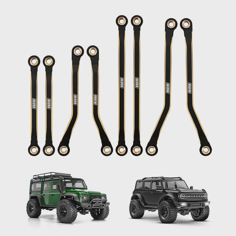 TRX-4M Defender and Bronco 42g Brass High Clearance Chassis Links Set