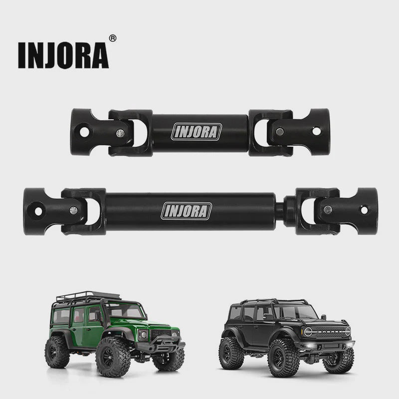 TRX-4M Defender and Bronco Black Hardened Steel Drive Shafts