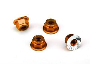 Nuts 4mm Flanged Lock