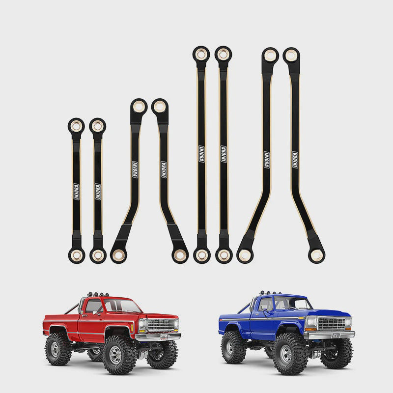 TRX-4M High Trail K10 and F150 Brass High Clearance Links