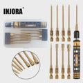 1/24 and 1/18 Mini 8-in-1 Hex, Phillips Screwdriver, Nut Drivers Quick Change Tool Kit