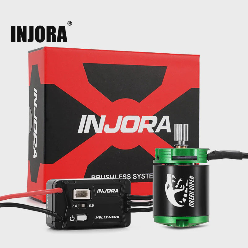 SCX30 MBL32-NANO Brushless ESC & 1621 Green Viper Motor 4300KV