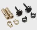 "Lockdown" Adjustable Bullet Plug Grips w/5mm Bullets (Black/Black)