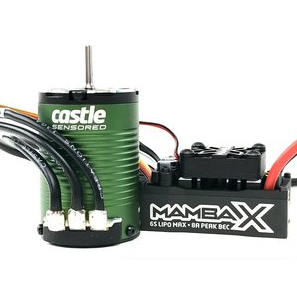 MAMBA X SCT Pro Sensored 25.2V WP ESC & 1410-3800KV Combo