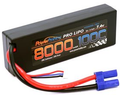2S 7.4V 8000MAH 100c (200C burst) Lipo Battery with Hardwired EC5 Connector