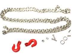 1/10 Scaler Tow Hooks and Chain/Wire Set