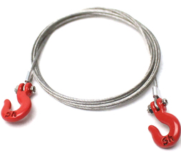 1/10 Scaler Tow Hooks and Chain/Wire Set