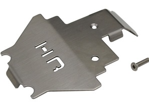 Stainless Steel Center Belly Pan Armor Skid Plate, for Traxxas TRX-4
