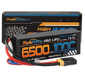 3S 11.1V 6500mAh 100C Lipo Battery Pack w XT60 + Adapter