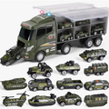 12-in-1 Transport Truck Carrier Set