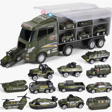 12-in-1 Transport Truck Carrier Set