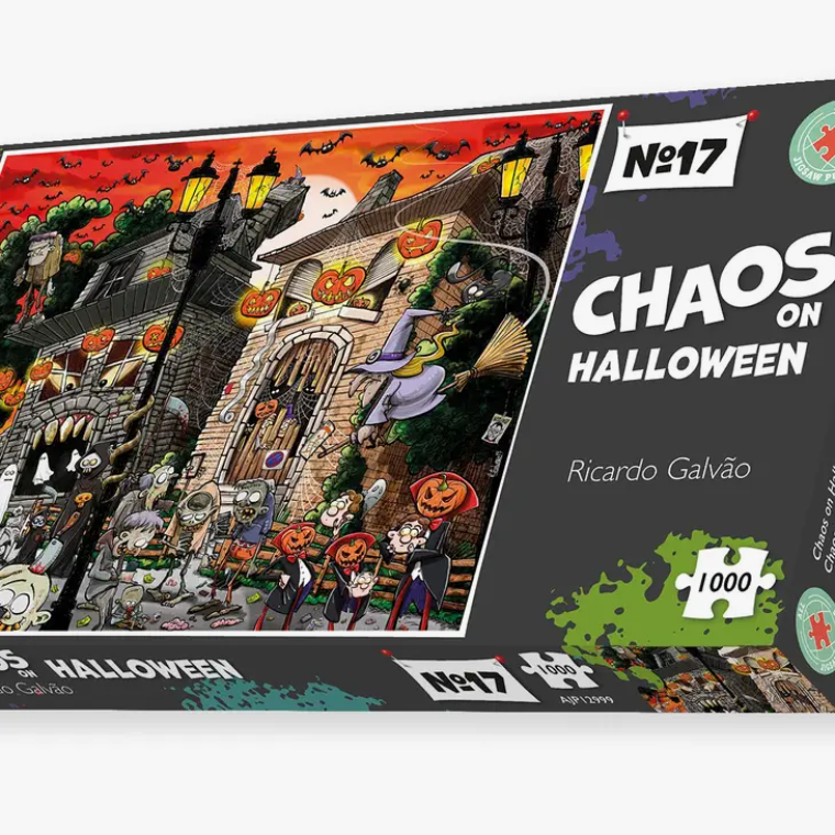 Chaos on Halloween No 17 Jigsaw Puzzle