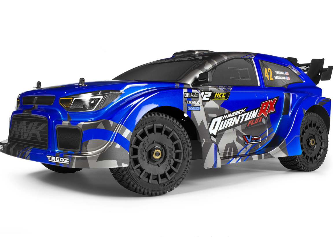 QuantumRX FLUX 1/8 RTR 4WD Brushless RC Rally Car