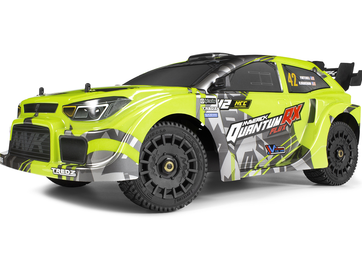 QuantumRX FLUX 1/8 RTR 4WD Brushless RC Rally Car