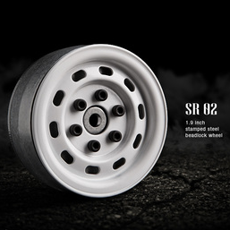SR02 Beadlock 1.9" Wheels