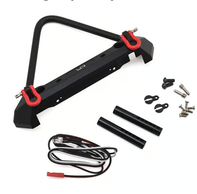 Aluminum Front Stinger Bumper w/LED Light