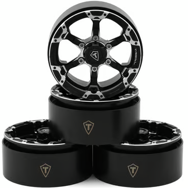 Type 4P 1.9" 6-Spoke Beadlock Wheels