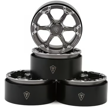 Type 4P 1.9" 6-Spoke Beadlock Wheels