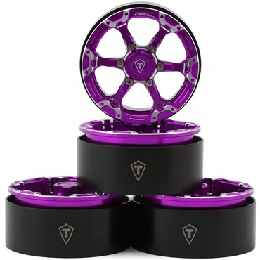 Type 4P 1.9" 6-Spoke Beadlock Wheels