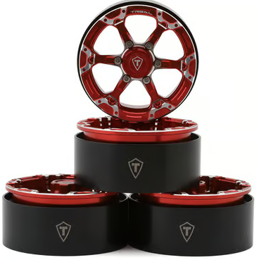 Type 4P 1.9" 6-Spoke Beadlock Wheels