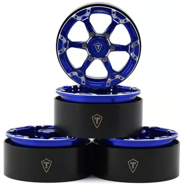 Type 4P 1.9" 6-Spoke Beadlock Wheels
