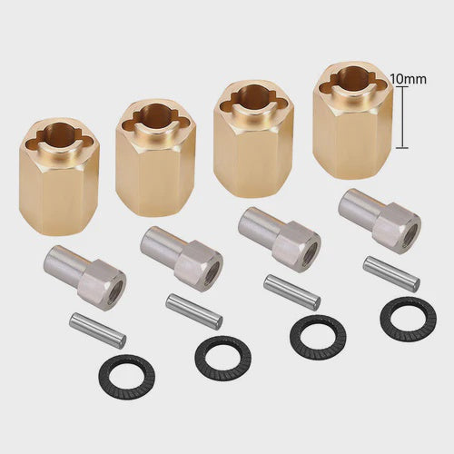 Ascent 18 Brass Wheel Hex Hub Extenders