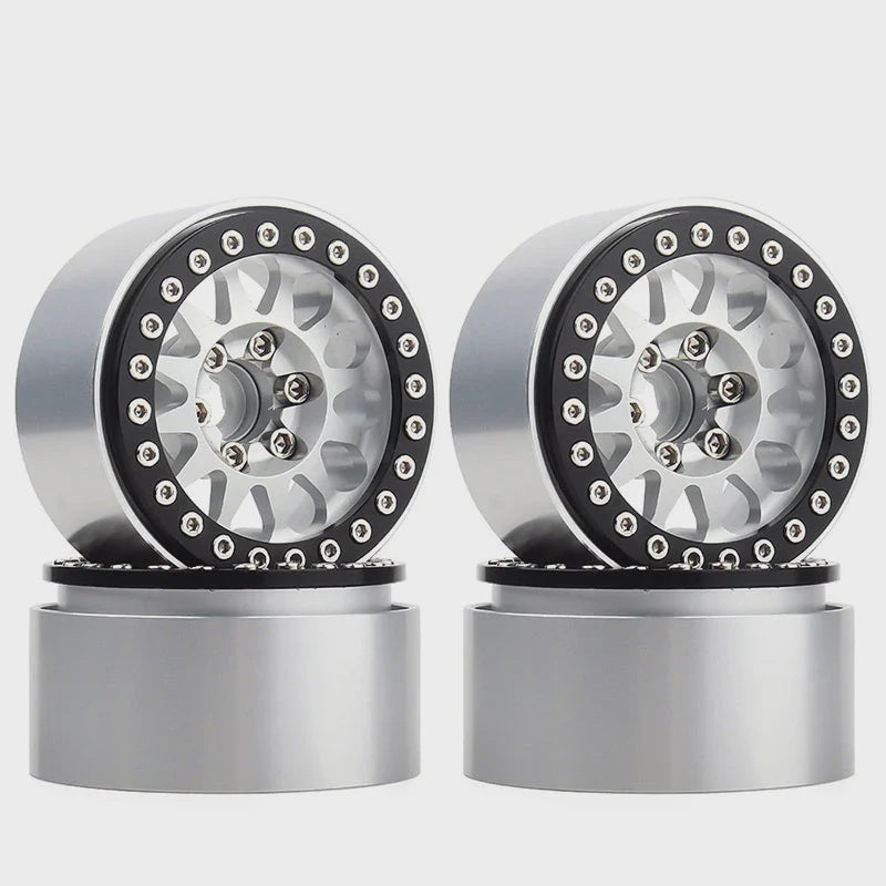 1/10 Crawler 1.9" 12-spoke Metal Beadlock Wheel Rims