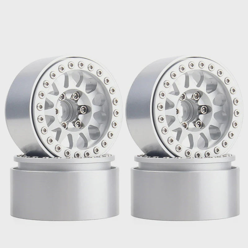1/10 Crawler 1.9" 12-spoke Metal Beadlock Wheel Rims