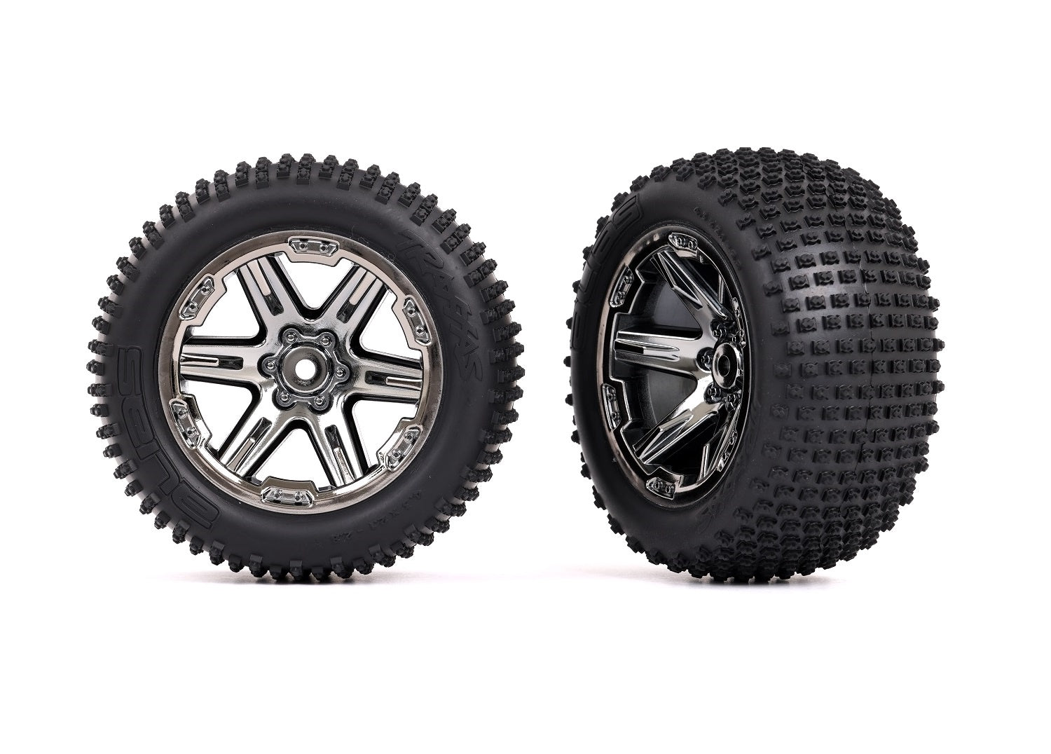RXT 2.8" Black Chrome Wheels & Alias Tires