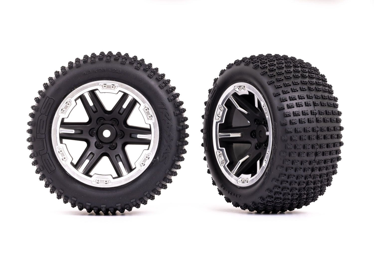 Rustler All Star Alias 2.8" Rear Wheels and Tires
