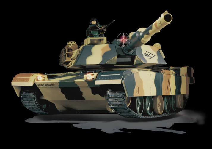 1/24 US Abrams M1M2 R/C Tank with IR & BB