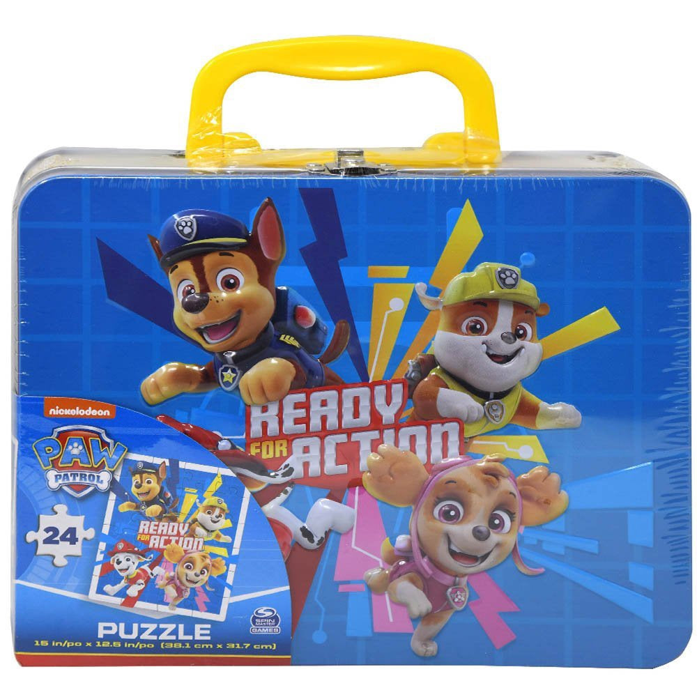 Tin Lunch Box w/ Puzzle
