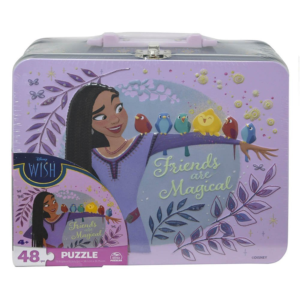 Tin Lunch Box w/ Puzzle