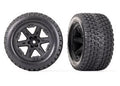 RXT Black Wheels Gravix 2.8" Tires