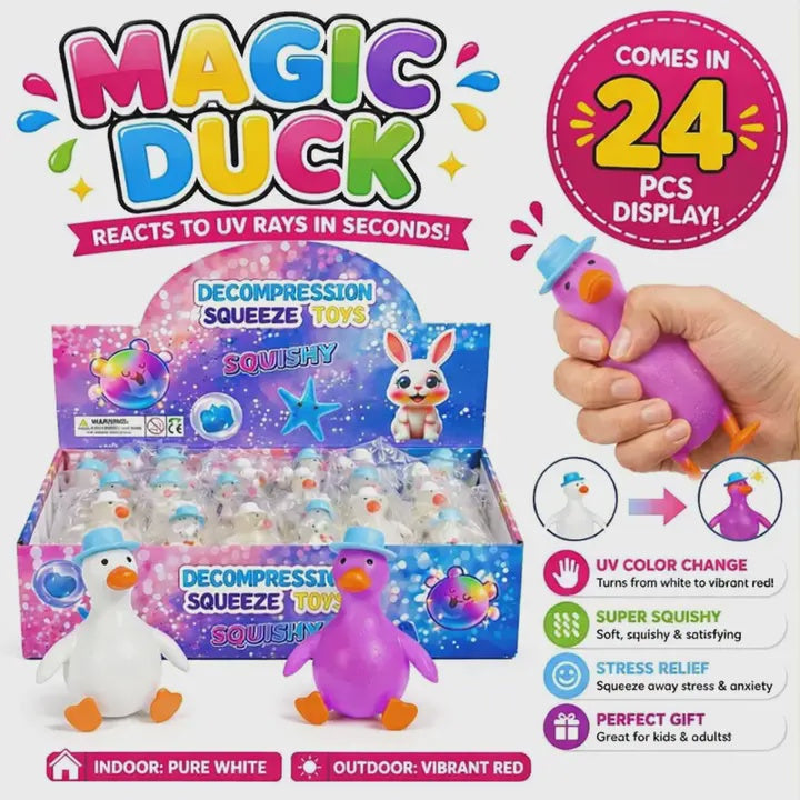 Magic Duck UV Color-Changing Squishy
