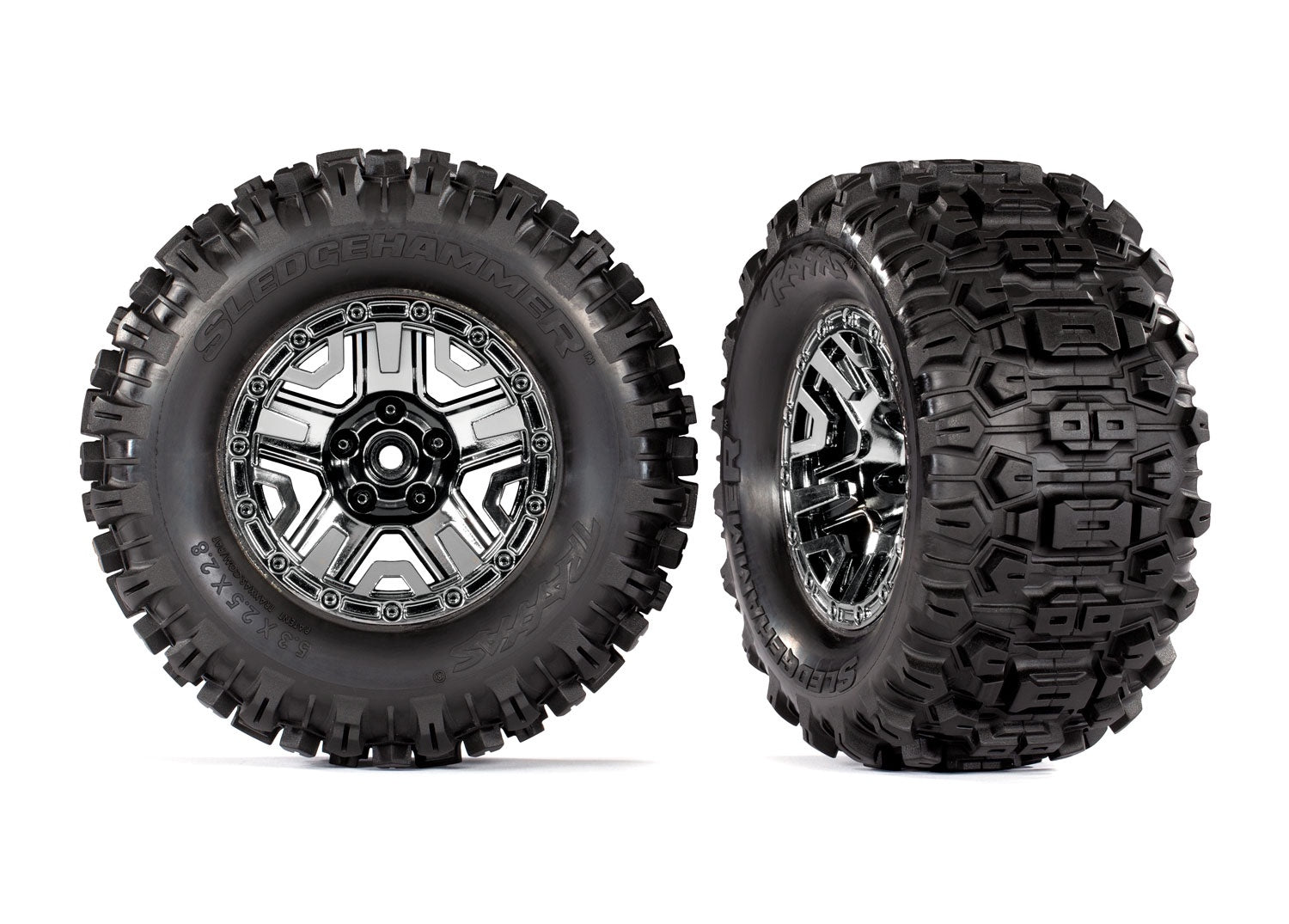 2.8" Wheels & Sledgehammer Tires