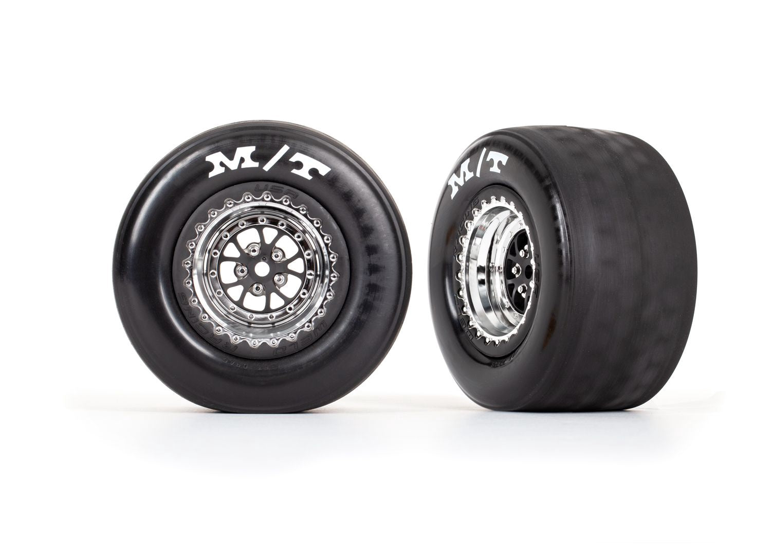Drag Slash Weld Chrome Tires and Wheels