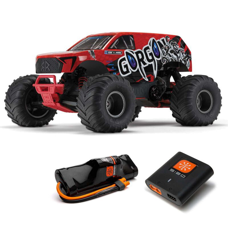 1/10 GORGON 4X2 MEGA 550 Brushed Monster Truck RTR w/ Battery & Charger