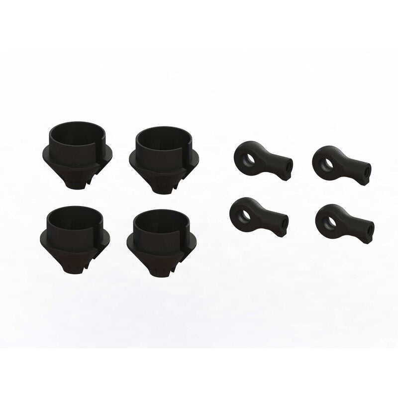 HD Shock Rod End and Spring Cup Set