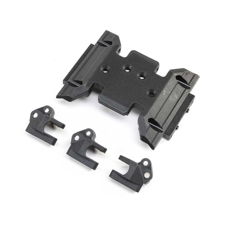 SCX10 III BC Skid Plate and Upper Link Mounts
