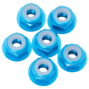 7075 Aluminum Flanged Locknuts M3
