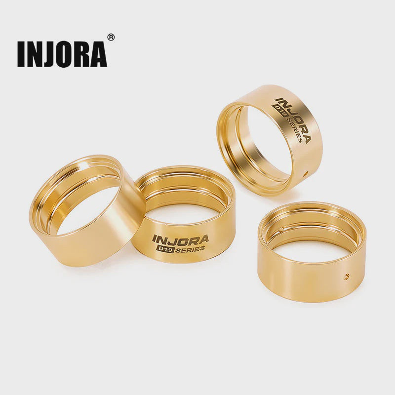 0.7" D19 Wheels Brass Inner Clamp Rings