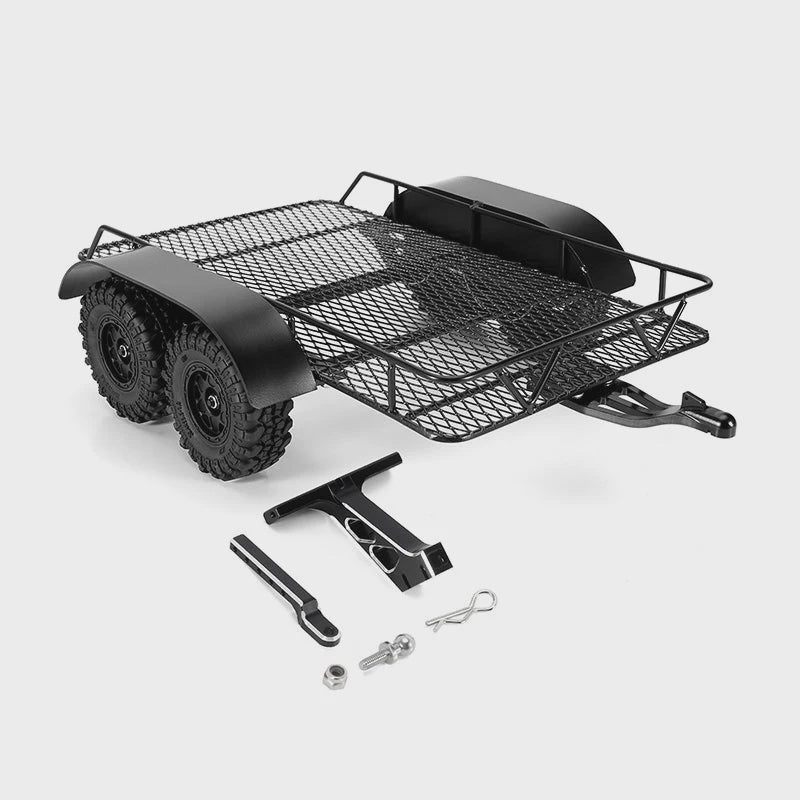 SCX24 Metal Trailer with Aluminum Hitch Mount