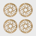 4pcs Brass Wheel Faces for 1.3" ModuWheel