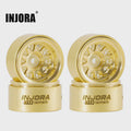 SCX30 0.7" D19 Brass Beadlock Wheels
