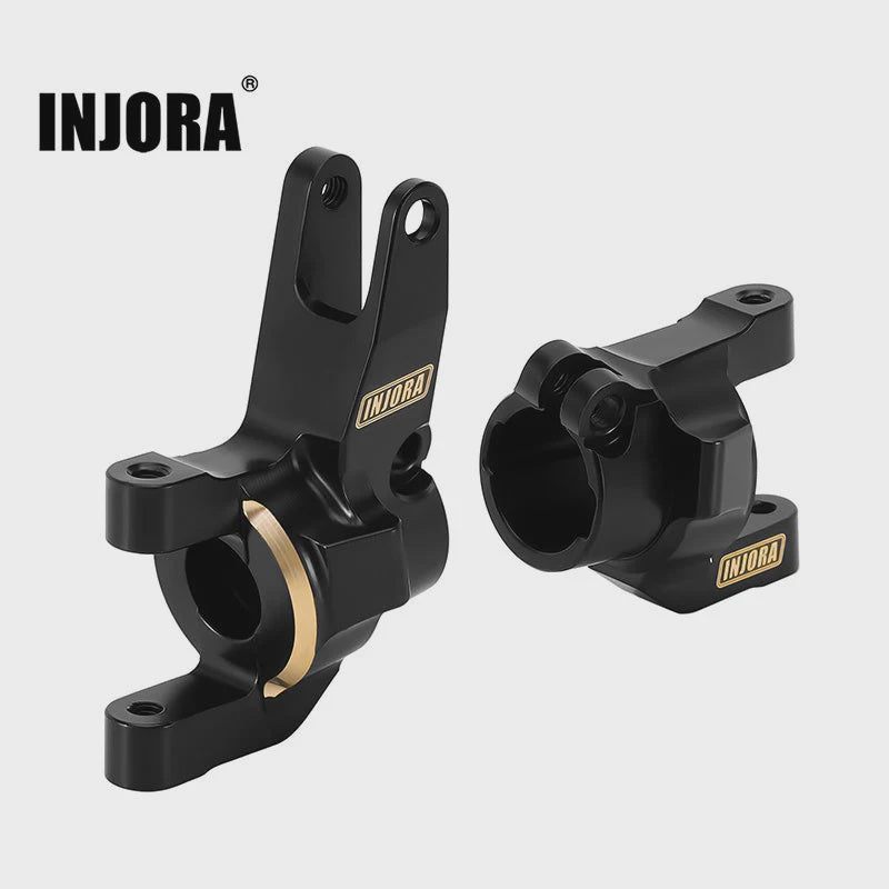SCX10 III Black Brass C Hubs AR45 Straight Axle